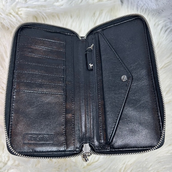L.A.M.B. Designer Zip Around Clutch Wallet🖤🩶 - Picture 5 of 8